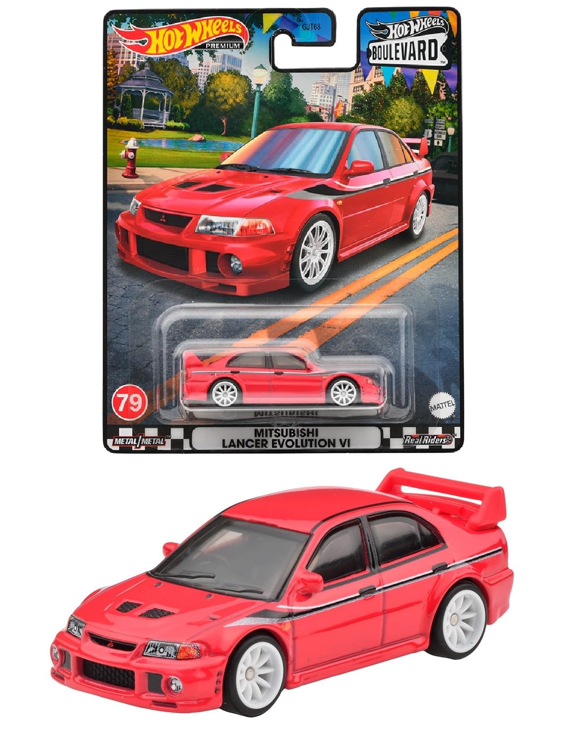 

Hot Wheels Boulevard Mitsubishi Lancer Evolution VI 3 и HKF26 - [Возраст от]