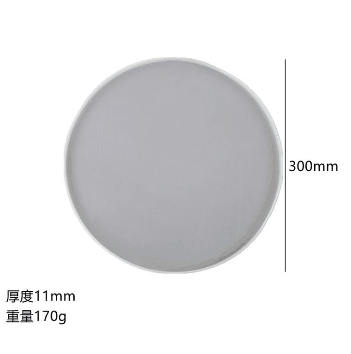 

Силиконовый круглый поднос форма для фруктовой тарелки ручной работы зеркальная форма из смолы кристальная настольная тарелка украшение силиконовая форма для смолы