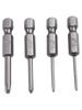 Screwdriver Bits PH1 PH2 4Pcs/set 50mm Alloy Steel