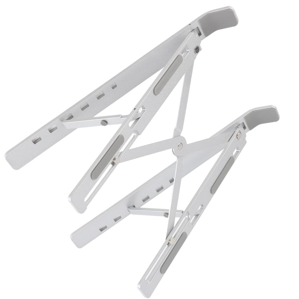 Desk Laptop Stand Foldable Aluminum Alloy Computer Stand Portable Laptop Riser Cooling RackSilver