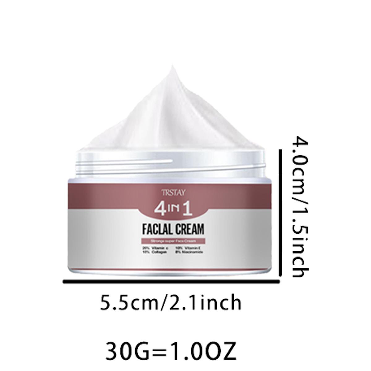 

4 в 1 Догляд за шкірою Відбілюючий Крем для обличчя проти старіння Відбілюючий/Проти старіння/Проти зморшок/Зволоження/Освітлення 30g