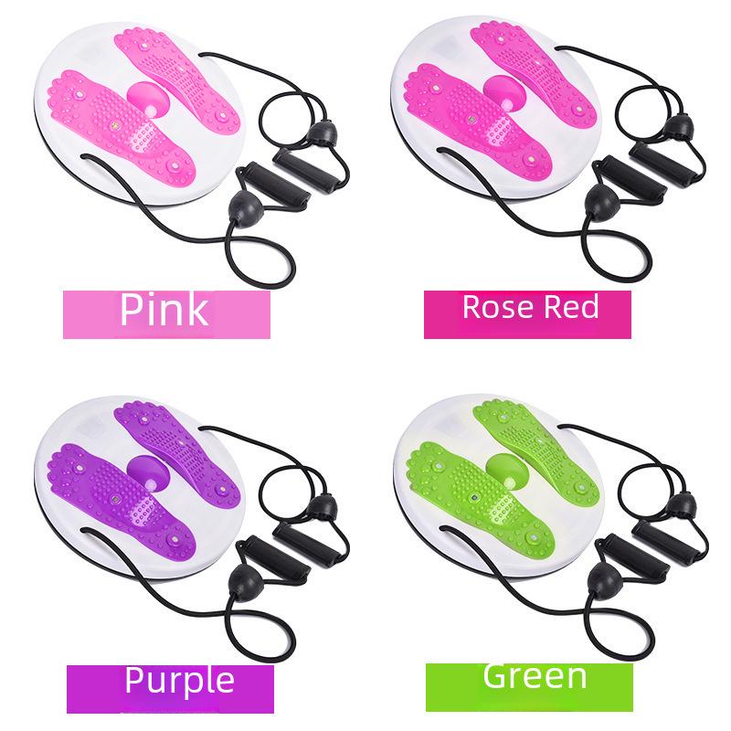 Magnetic Twisting Waist Disc with Pull Rope for Home Fitness and Slimming