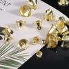 50pcs Jewelry Materials Jingle Bell DIY Crafts Small Horn Gingle Bell Gold Small Bell  Wedding