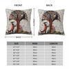 Fox And Crow Aesopica Square Pillowcase Polyester Linen Velvet Pattern Zip Decor Throw Pillow Case Bed Cushion Cover