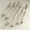Nickel Brushed Kitchen Cabinet Storage Handles Drawer Knobs Cupboard Wardrobe Door Pulls Kitchen Accessories Furniture Handles