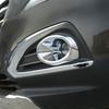 Dla Peugeot 3008 2014 2015 2016 Osłona przedniej lampy przeciwmgielnej 2 sztuki Naklejka dekoracyjna lampy przeciwmgielnej Listwa Chromowany ochraniacz Akcesoria