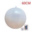 Garden Luminous LED Ball Remote Control LED Glowing Balloon LED Glowing Inflatable Beach Balloon Beach Wedding Party Decoration