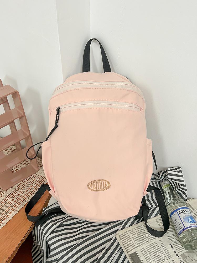 Stylish and simple backpack Student schoolbag New casual cycling backpack