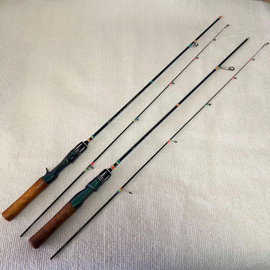 Ultra-Light Carbon Mackerel & Whitefish Fast Action Sliding Rod with Gun Handle