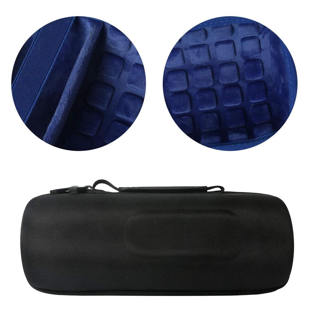 Co2crea Waterproof Hard Travel Case for JBL Charge 5/Charge 4 Bluetooth Speaker (Blue)