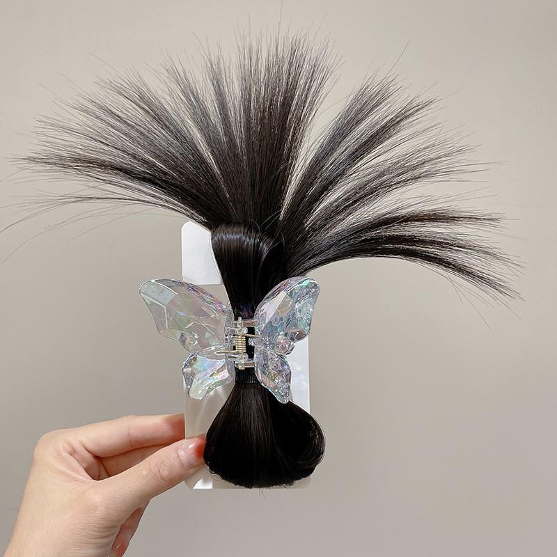 

Женская полузавязка для волос коготь бабочка перо волан голова ленивый краб зажим парик зажим высокий хвост аксессуары для волос