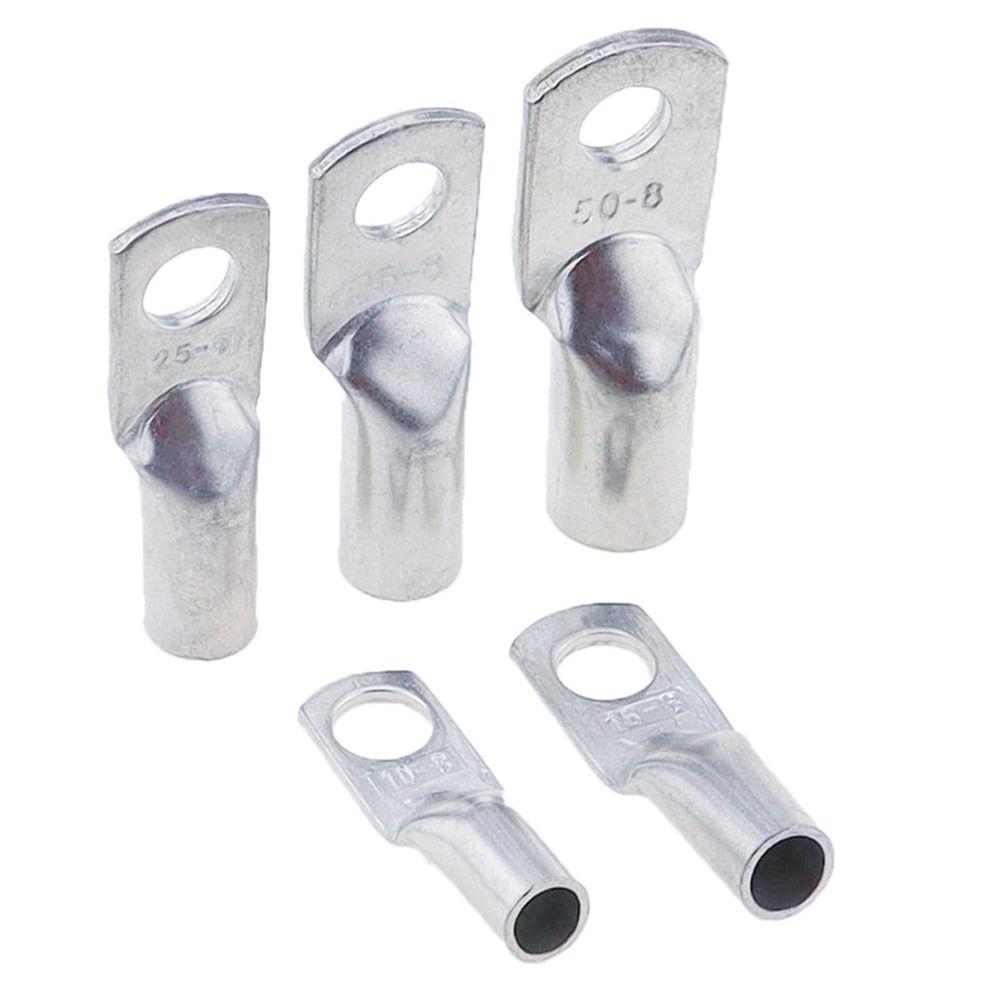 5Pcs 14-2AWG Tinned Copper Cable Lug JG Series Battery Cable Terminal  for Power Wire Crimping