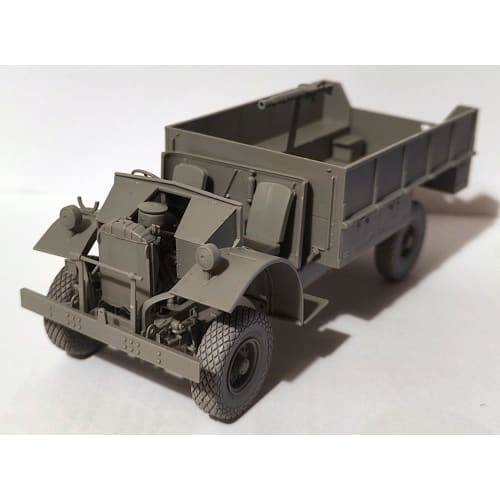 Thunder Model 1/35 British Ford F-30 Truck Long Range Desert Group (LRDG) + 2 Figures (Special Edition) Plastic Model Kit TB35305