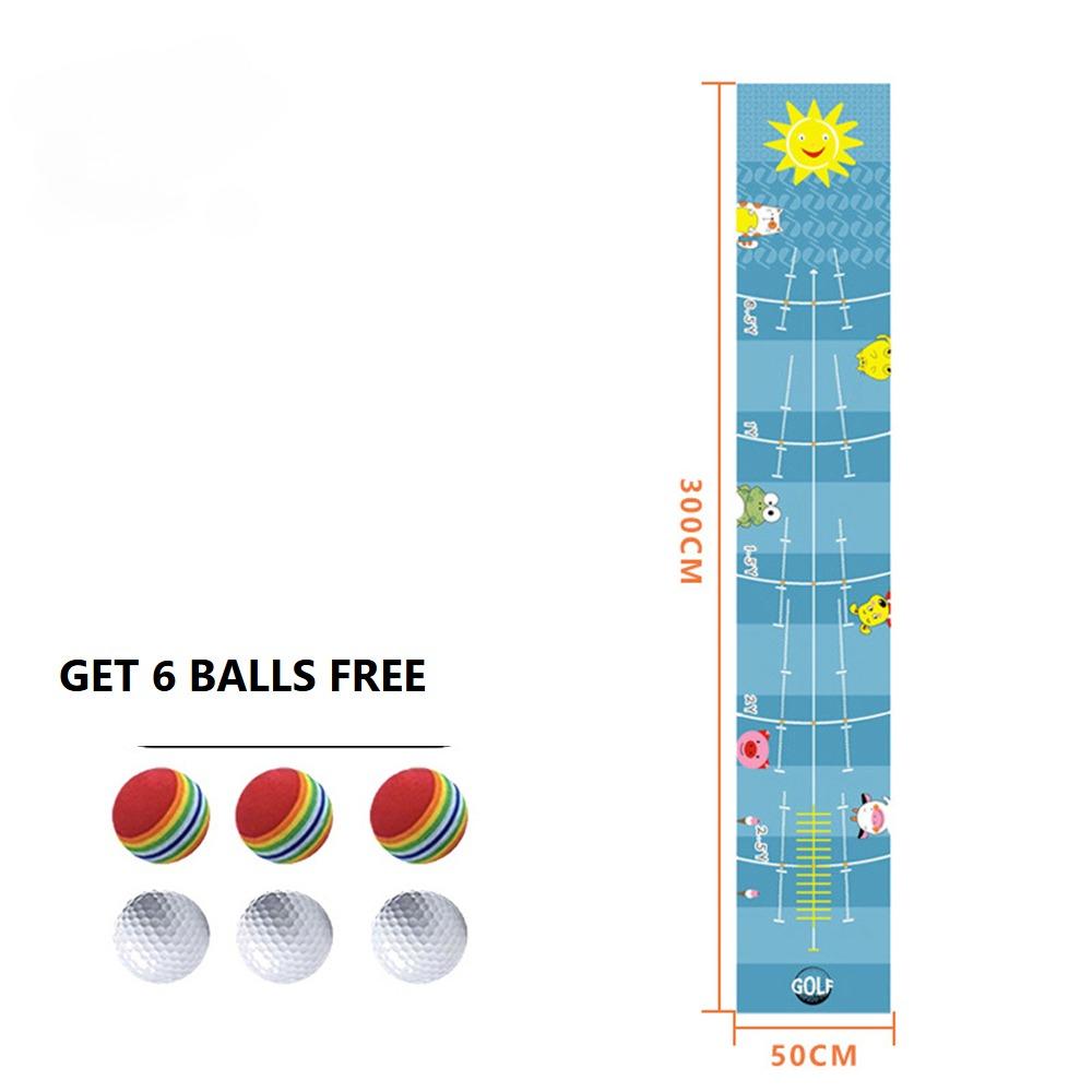 

Kids Golf Practice Mat Indoor Outdoor Portable Hitting Mat Suitable for Children Beginners Parent-Child Interactive Game синий