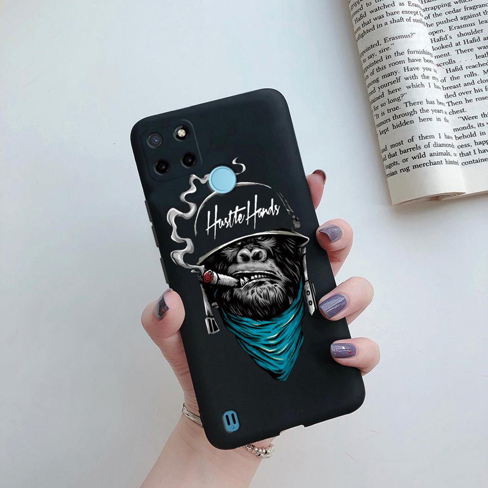 Case For Realme C25Y C21Y Back Cover Cute Flower Protect Soft Phone Case Silicone Cartoon Funda For Oppo Realme C25Y C 21Y Capa