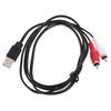 Duální RCA samec na USB samec A kompozitní adaptér audio video datový prodlužovací kabel