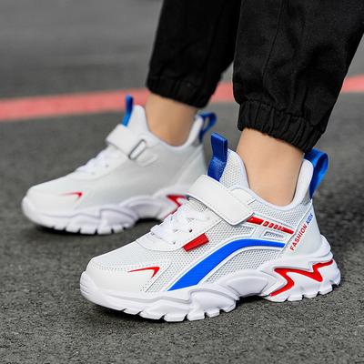 Zapatos casuales blancos para niños de 7 a 15 años, ligeros, para correr, estudiantes jóvenes, calzado deportivo para caminar