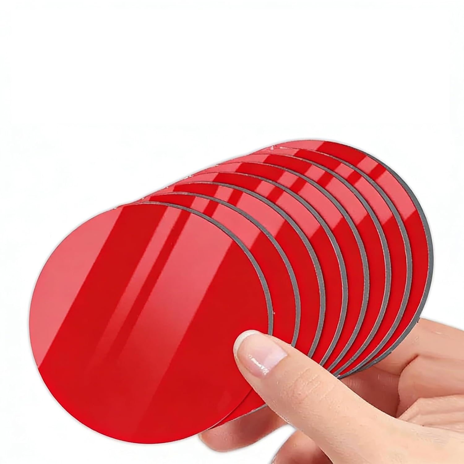 Double Sided Sticky Pads Heavy Duty, Round 2.2in*12pcs Strong Adhesive Tape Waterproof Heat Resistant, Extreme Mounting Foam Tape,Car Home Outdoor