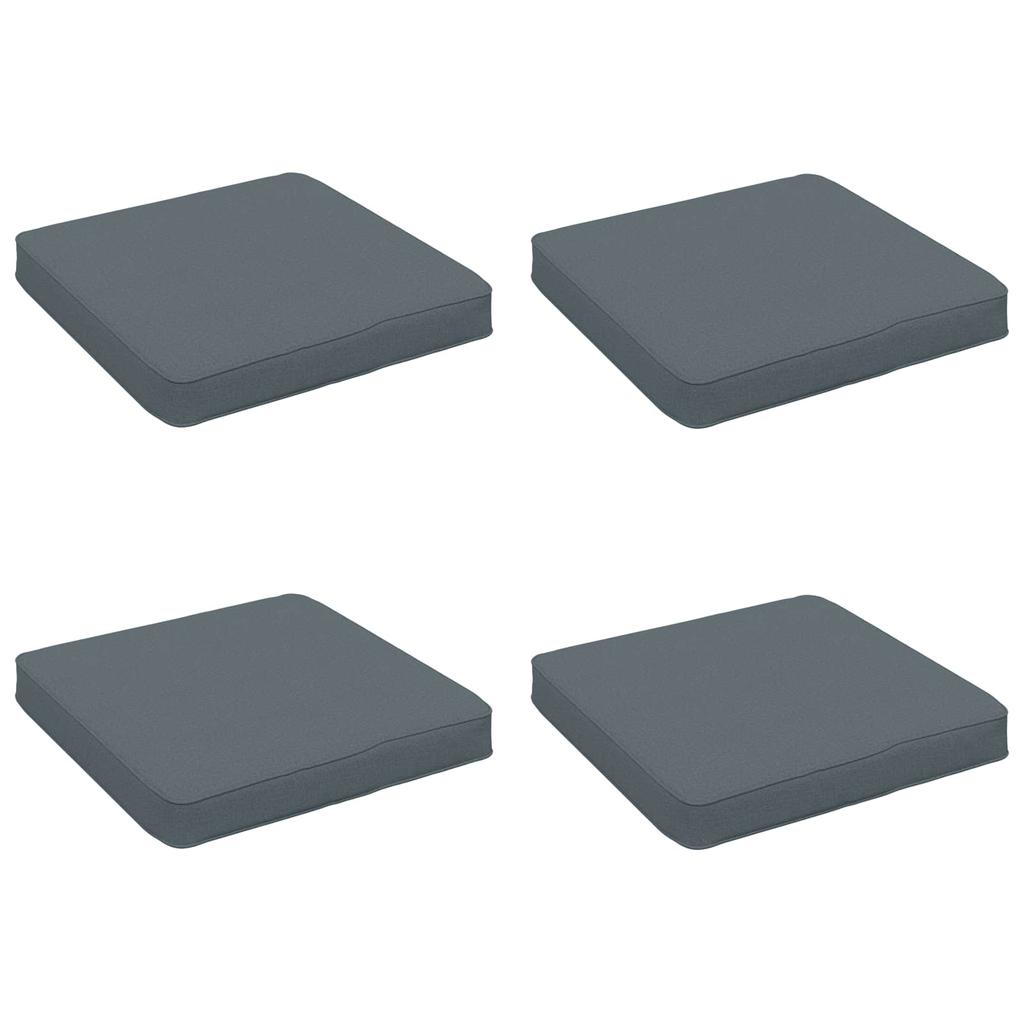 4 piece seat cushions VUGHT 4 pcs 100percent polyester blue
