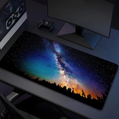 Milky Way Xl Gaming Mouse Pad Nonslip Rubber Base Stitched Edge Waterproof Desk Mat For Pc Laptop Gamer Office Computer Accessories C92962