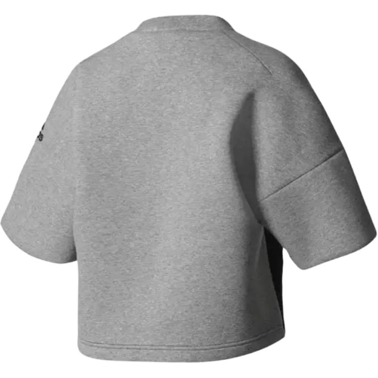 Adidas Zne Ss Crew Rec Comfortable Soft Round Neck Short Sleeve T-Shirt Women T-Shirts Black B45503