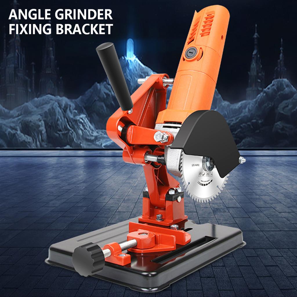 Angle Grinder Stand Angle Grinder Fixed Bracket Heavy Duty Adjustable Grinder Holder Multifunctional Desktop Angle
