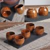 Japanese-style Jujube Wooden Bar Drinkware Handmade Wooden Cup Drinking Cup Tea Cup Coffee Cup
