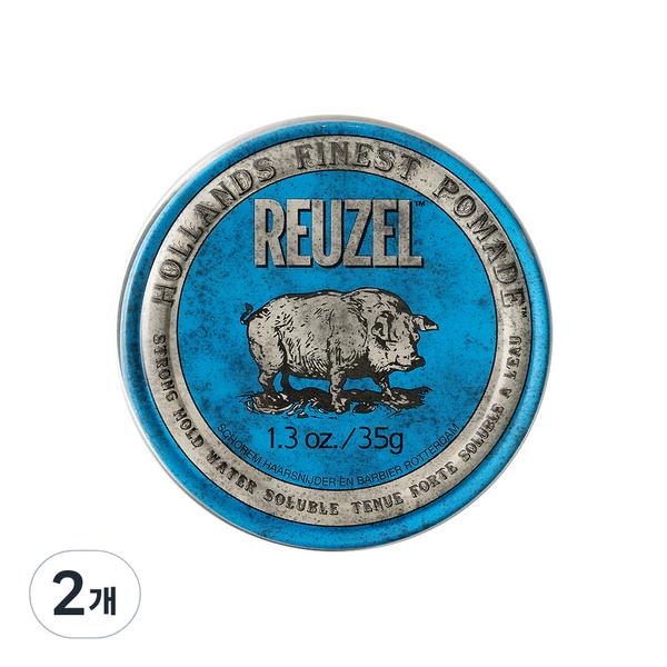 

Liugel Korea Blue Water-based Pomade, 35g, 2 units, Korea best mens hair products