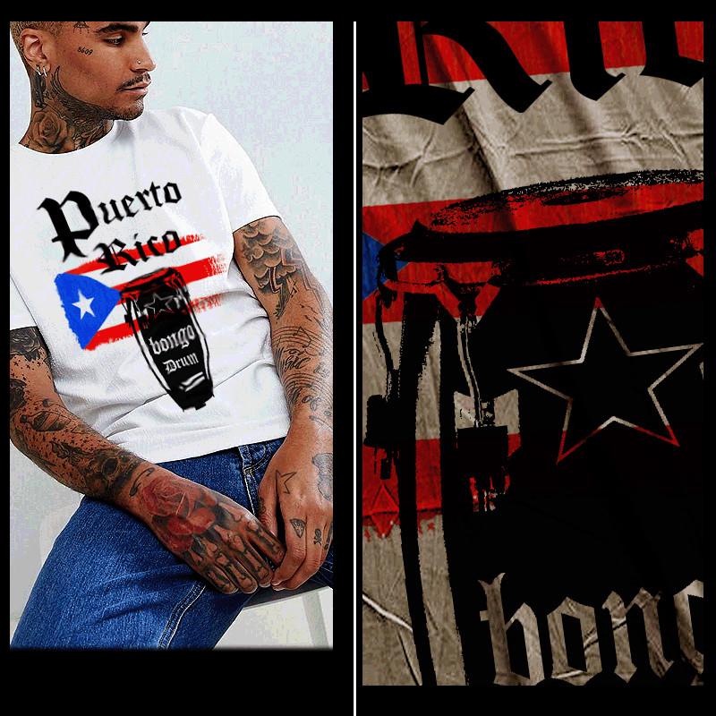 

Puerto Rico t-shirt Taino Boricua the Bronx Puerto Rican Parade Bomba Y Plena L