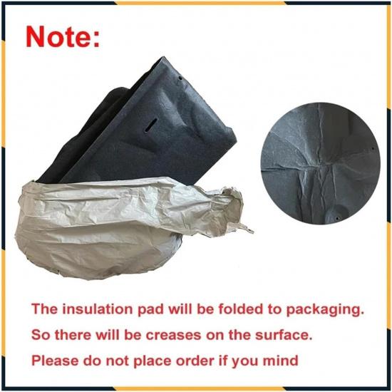 Front Engine Hood ulation Pad Heat Fire Soundproof Cover,Compatible With Toyota Land Cruiser LC80 FJ80 80 Series LX450 1991-1998