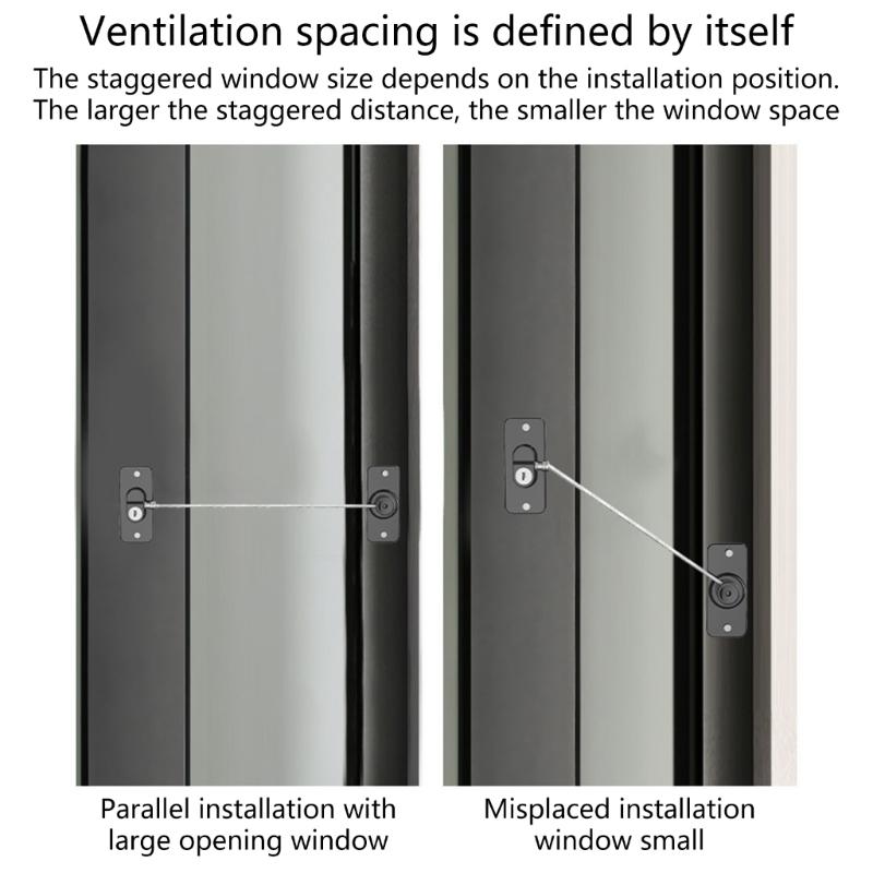 360 Degree Fridge Lock Refrigerator Locks No Drilling with Buttons Safety Lock Child Lock for Windows Fridge & Cabinets