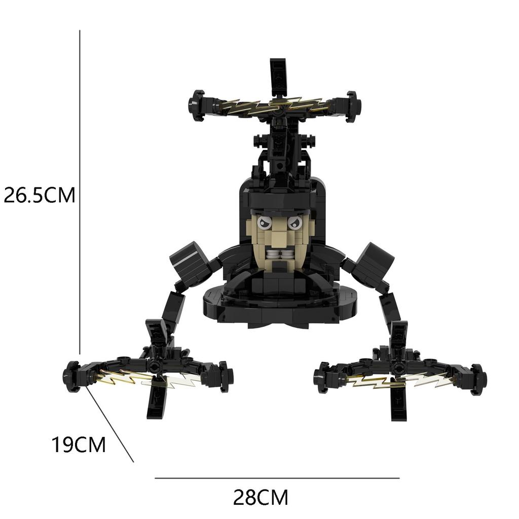 Guitar Audio Monitor King 4.0 Brick Titan New Series Skibidi Toilet ClockMan 5.0 Building Blocks Set Toys For Kids Birthday Gift