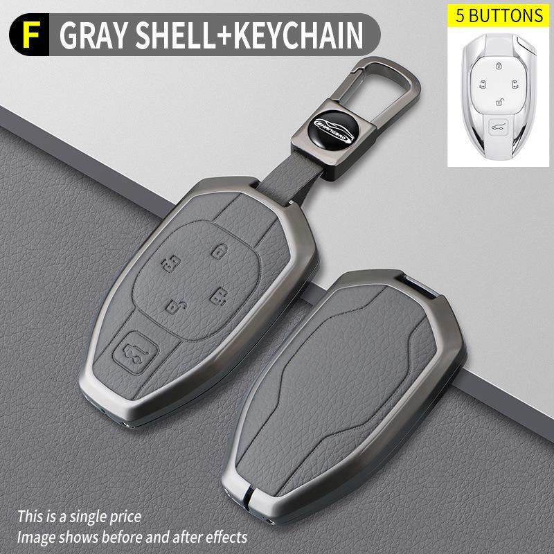 Key Cover for 23/24 GAC Trumpchi M8, Master E9MAX - High-End Buckle Shell for Men and Women.