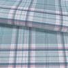 New Plaid Polyester Yarn-Dyed Fabric with Gold & Silver Threads for DIY Pleated Skirts