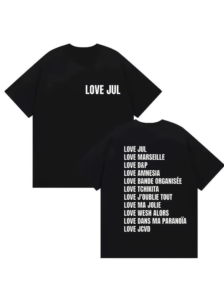 Unisex Vintage French Rap Album T-Shirt Featuring a Design of a French Lyricist from 2026 - a Casual Short-Sleeve Crew Neck Shirt with Ribbed Collar