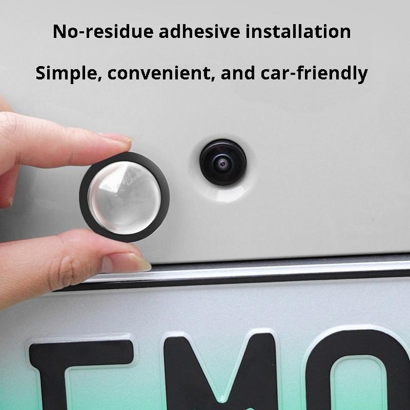 2pcs For Tesla Camera Protective Cover Scratch-resistant Camera Lens Protector Exterior Accessories