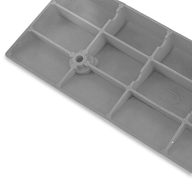 Rampe de trottoir en plastique Hauteur 13cm Seuil Rampe d'accès Raccordement libre Pente antidérapante Rampe Noire