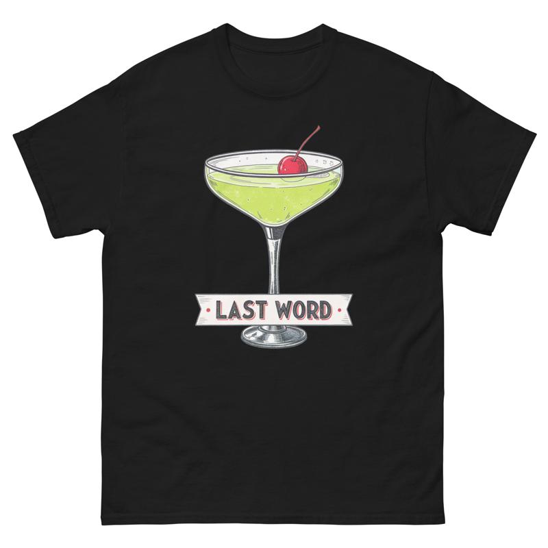 Last Word Drink Delicious Popular Beverage T Shirt - Men s Summer Cotton Graphic Tee S разноцветный