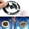 Carbon Fiber For Suzuki GSXR 1000 750 600 Fuel Tank Gas Cap Cover Sticker Decal-