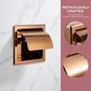 Portasciugamani in Acciaio Inossidabile Dispenser Carta Igienica Oro Rosa Bagno Cucina Lavanderia