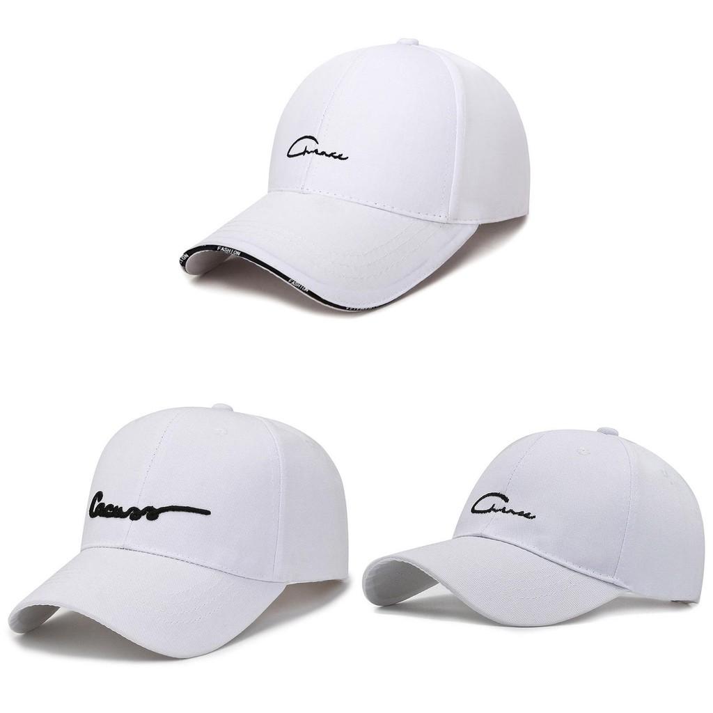 Solid Duck Cap Color Letter Embroidery Female Spring Summer Shade Breathable