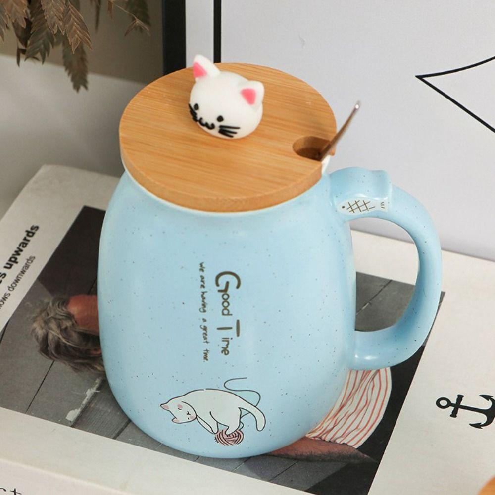 Ceramic Tea Cup Japanese Style Iced Yogurt Cup Drinkware Coffee Mug  Office