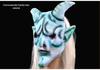 Silver Horned King Mask for Halloween & Christmas: Scary Latex Ghost Costume Prop