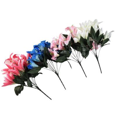 45cm  for Stargazer Lillies 10 Head Flower Spray Bunch Lily Decor