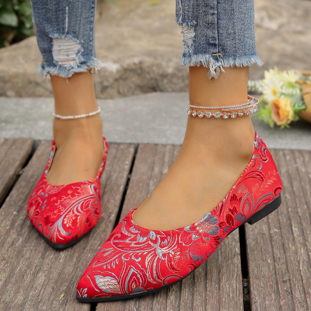 Fashion Women Flats Shoes Comfortable Pointed Toe Shallow Loafers Spring and Autumn Lightweight Casual Sneakers Outdoor Shoes for Women