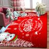 Moderner Cartoon-Stil Weihnachts-Teppich Heimdekoration Eingangsbereich Flur-Teppich Wohnzimmer Schlafzimmer Bodenmatte Küche Rutschfester Teppich