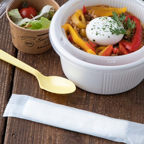 Strix Design Antibacterial Disposable Hand Towels, Made In Japan, Round, 100 Individually Wrapped, Soft, Non-Woven Pulp Fabric, Alcohol-Free, Commerci