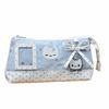 Large Capacity Cat Pattern Pen Case Multi-Layer Stationery Storage Pouch  For Teen Students