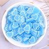 20 Pcs New Cute Mini Cartoon Heart-Shaped Candy Rubber Resin Flat Cabochons Scrapbook Diy Wedding Hairpin Accessories Craft G14