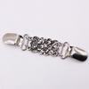 Retro Cardigan Clip Fasteners for Clothes Clothespins Scarf Clip Brooch Sliver Pin Buckle Clip Holder Women Dress Jewelry
